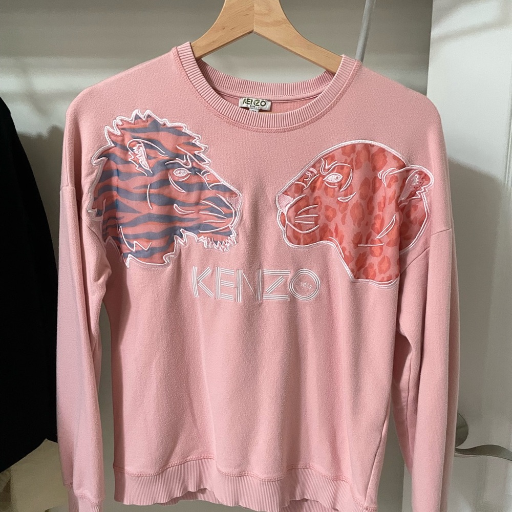 Used Kenzo Pink Crew Neck Sweater
